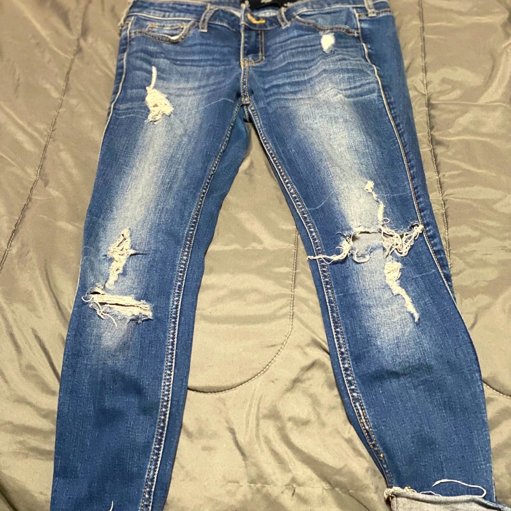 Hollister ripped jeans